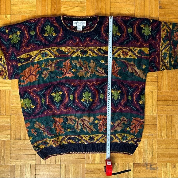 Principles Vintage Multicolour Large Wool Sweater - Picture 4 of 6